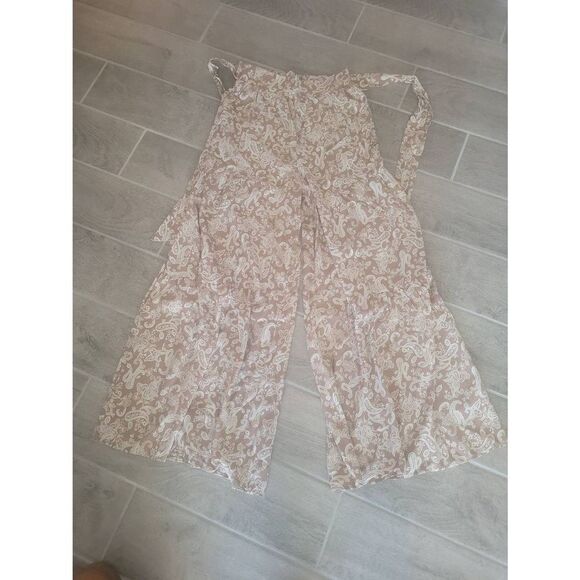 Mittoshop Wide Leg Floral Paisley Pants Size Small‎ - Picture 1 of 7